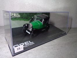 Altaya 1:43 Classic Car Opel 4/12 PS Laubfrosch 1924 - 1926