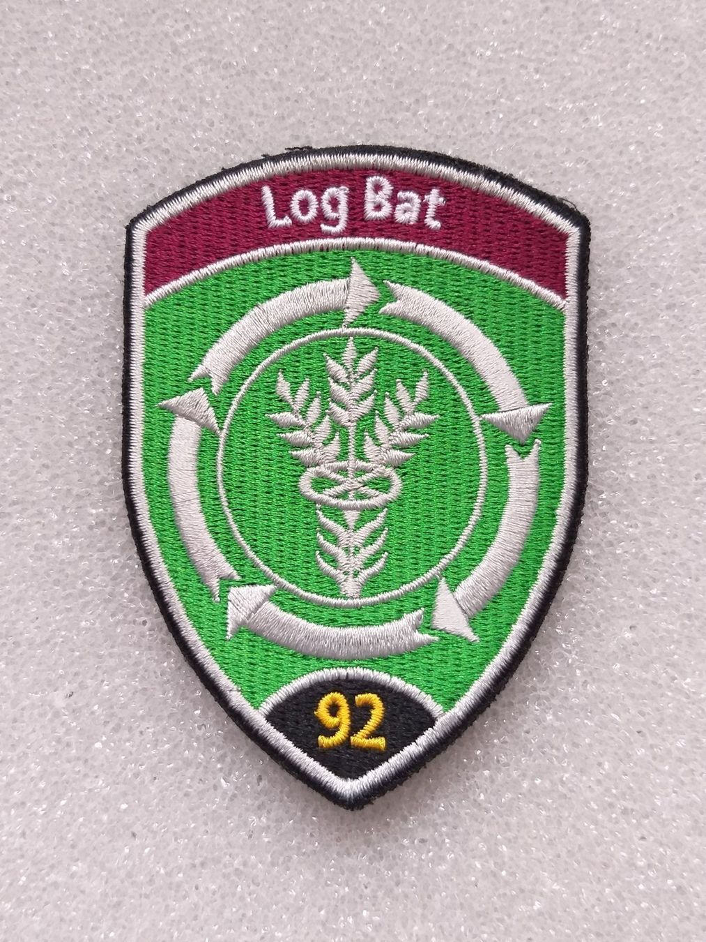 Placchette & Badge: Verbandsabzeichen Log Bat 92 Stabskp – Usato da Bauma venduto da SwissMilitaria