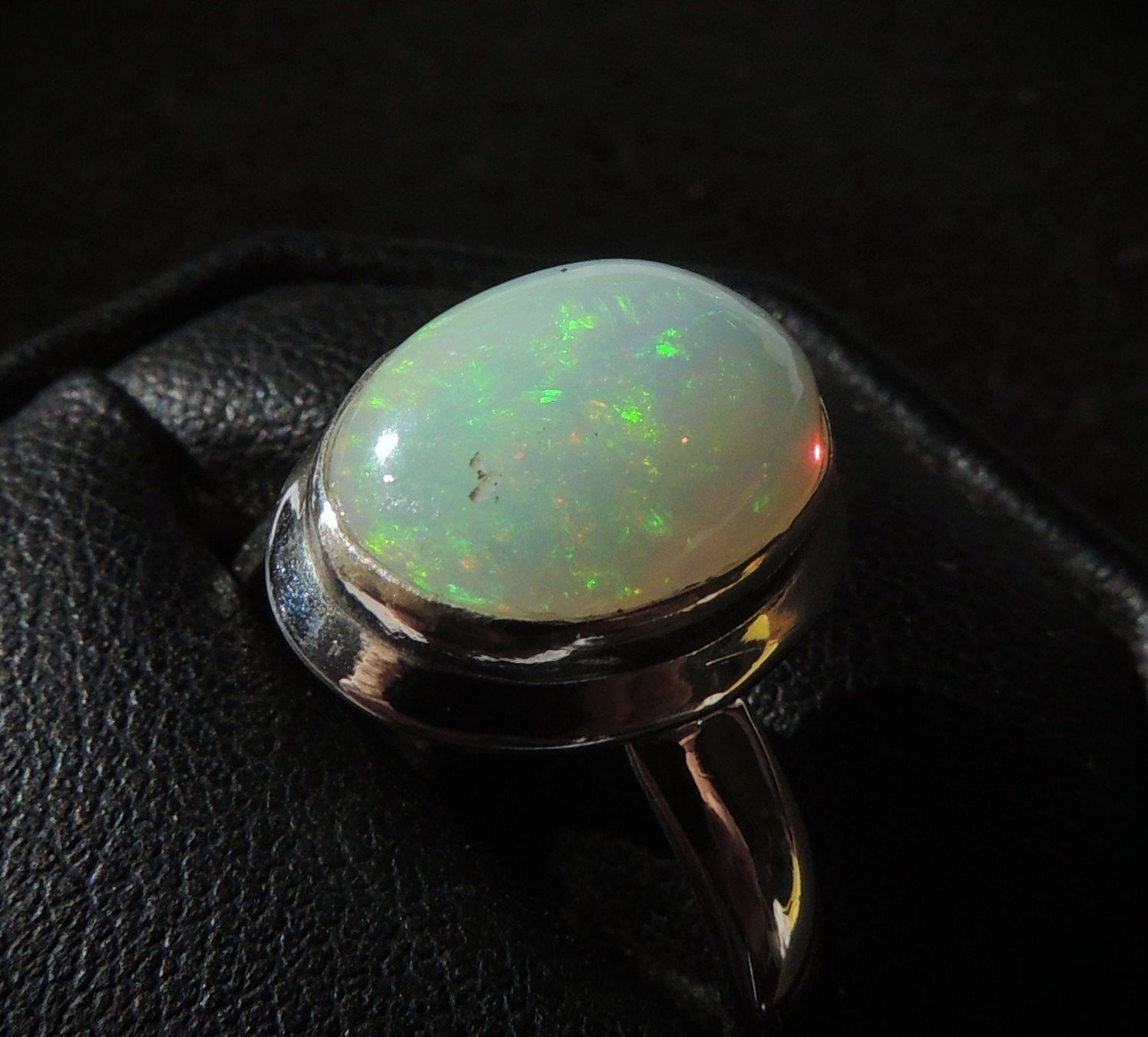 Anelli: Äthiopischer Opal Fingerring Gr. 60 – Usato da Waldenburg venduto da schaller707 5