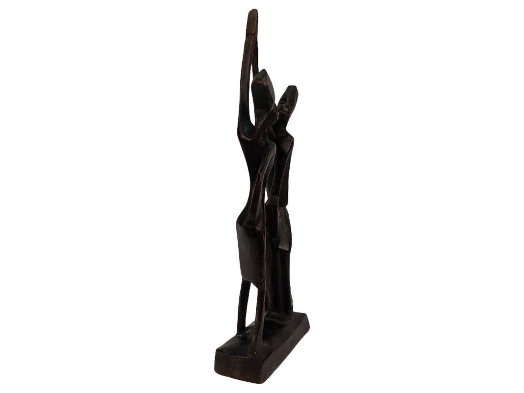 Sculture & Statue: Handgeschnitzte Afrika Holzfigur Paar 28.5cm – Usato da Hünenberg venduto da Restwert_Zug 1