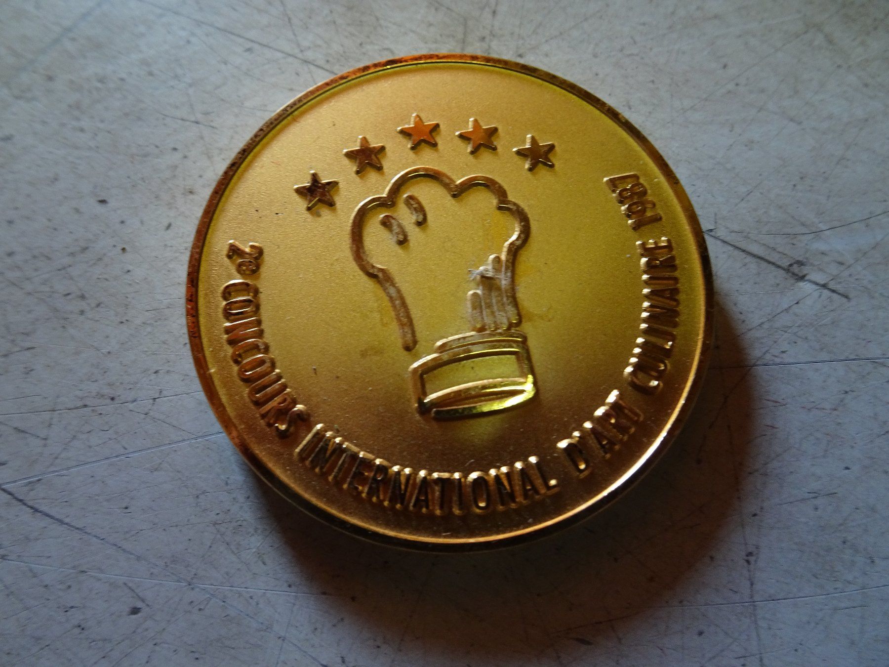Medaillen: Medaille vergoldet – Gebraucht aus Bichwil von Silbereule9 2