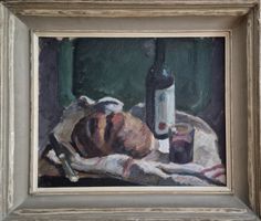 Tableau ancien signé René Peytrequin peintre Suisse Artiste
