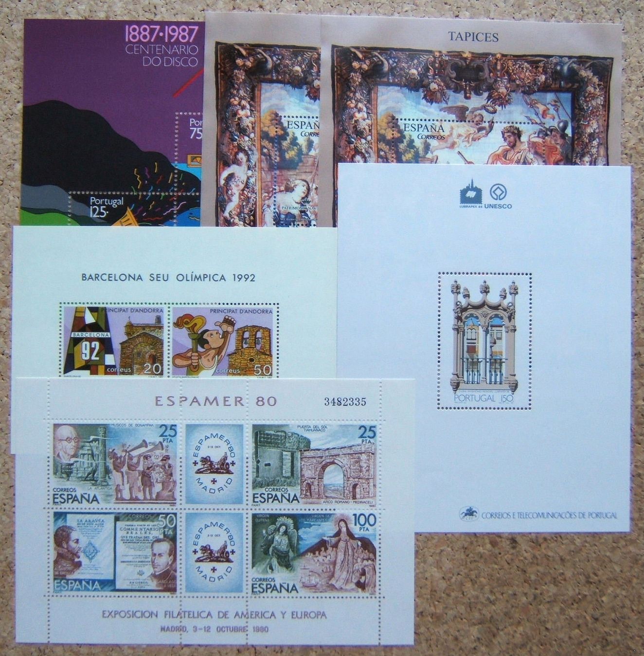 Tutti i francobolli: SPANIEN / PORTUGAL LOT BLOCKS – Nuovo (secondo la descrizione) da Brunnen venduto da Nonne04