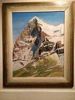 Gemälde in Öl Eigernordwand