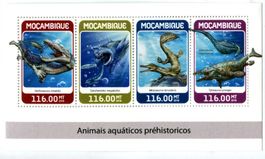 Block "Dinosaurier". Mosambik