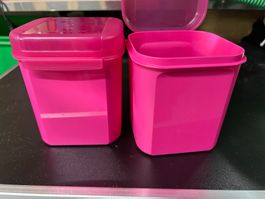 2 Tupperwarebehälter rosa