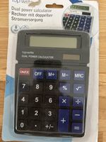 Neuer Topwrite Dual Power Rechner - Solar/Batterie