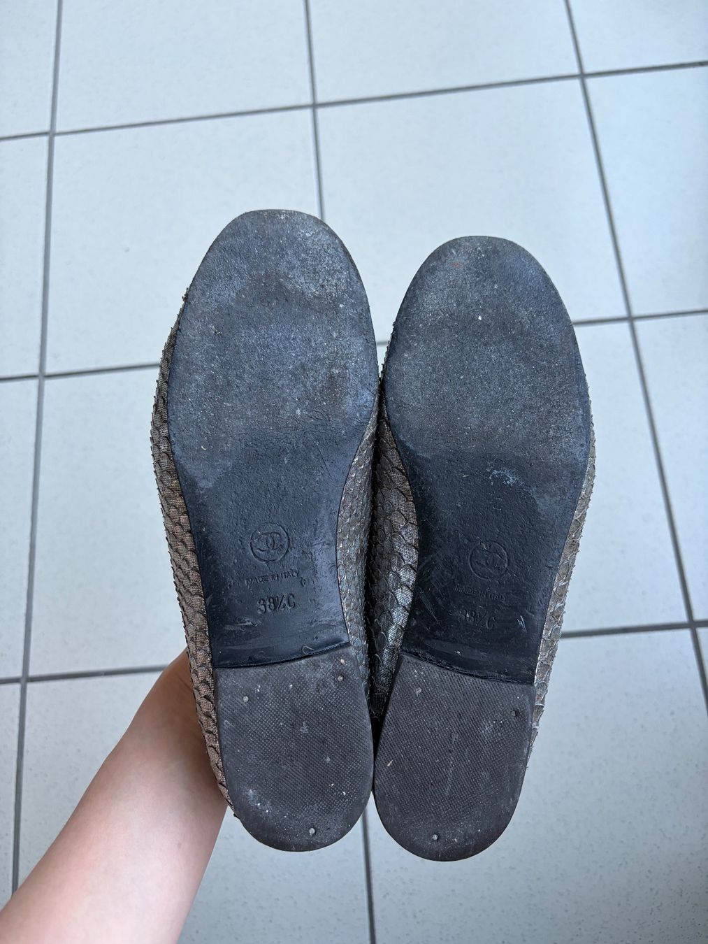 Chanel Chaussures femmes: Chanel python ballerinas 38.5C – D'occasion à Zürich par nat_k 8