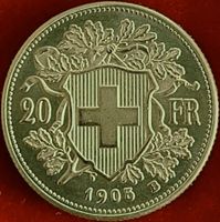 Goldvreneli 20 Franken 1905 (Replica)