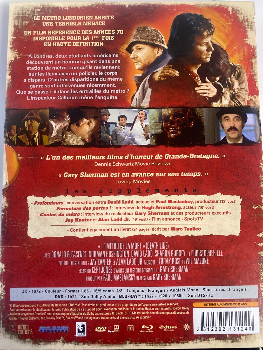 Tutti i DVDs: Le Métro de la Mort DVD Blu-ray édition limitée – Nuovo (secondo la descrizione) da Le Brassus venduto da cinema13 1