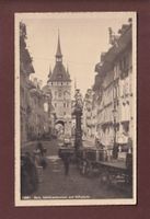 BERN - Schützenbrunnen - Käfigturm - Leute - 1909