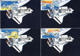 4 Maximumkarten USA Serie 1481 - 1488 ET 21.5.1981