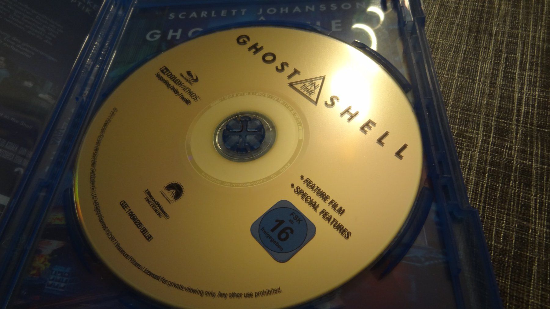 Tutti i DVDs: Ghost iin the Shell BLU-RAY – Usato da Olten venduto da Disc-Verkauf 1