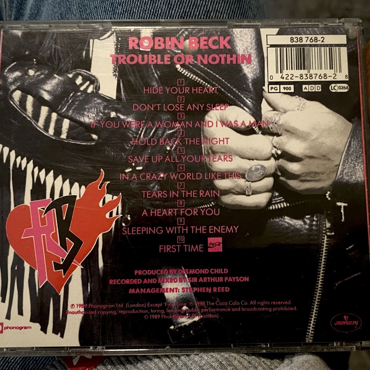 CD: Robin Beck - Trouble or Nothin CD - AOR Hard Rock - Top – Usato da Muri b. Bern venduto da AdidasCollector 2
