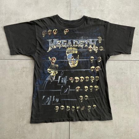 1990s Megadeth Monsters Of Rock Vintage Metal Band T-Shirt