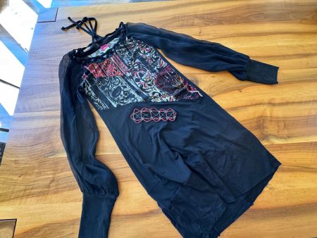 SAVE THE QUEEN Hammer Sommerkleid mit fantasievollen Print M
