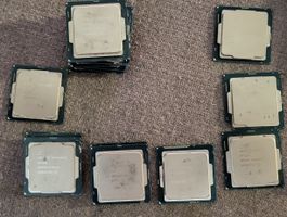 15×Konvolut Intel Prozessoren diverse Modelle akzeptabel