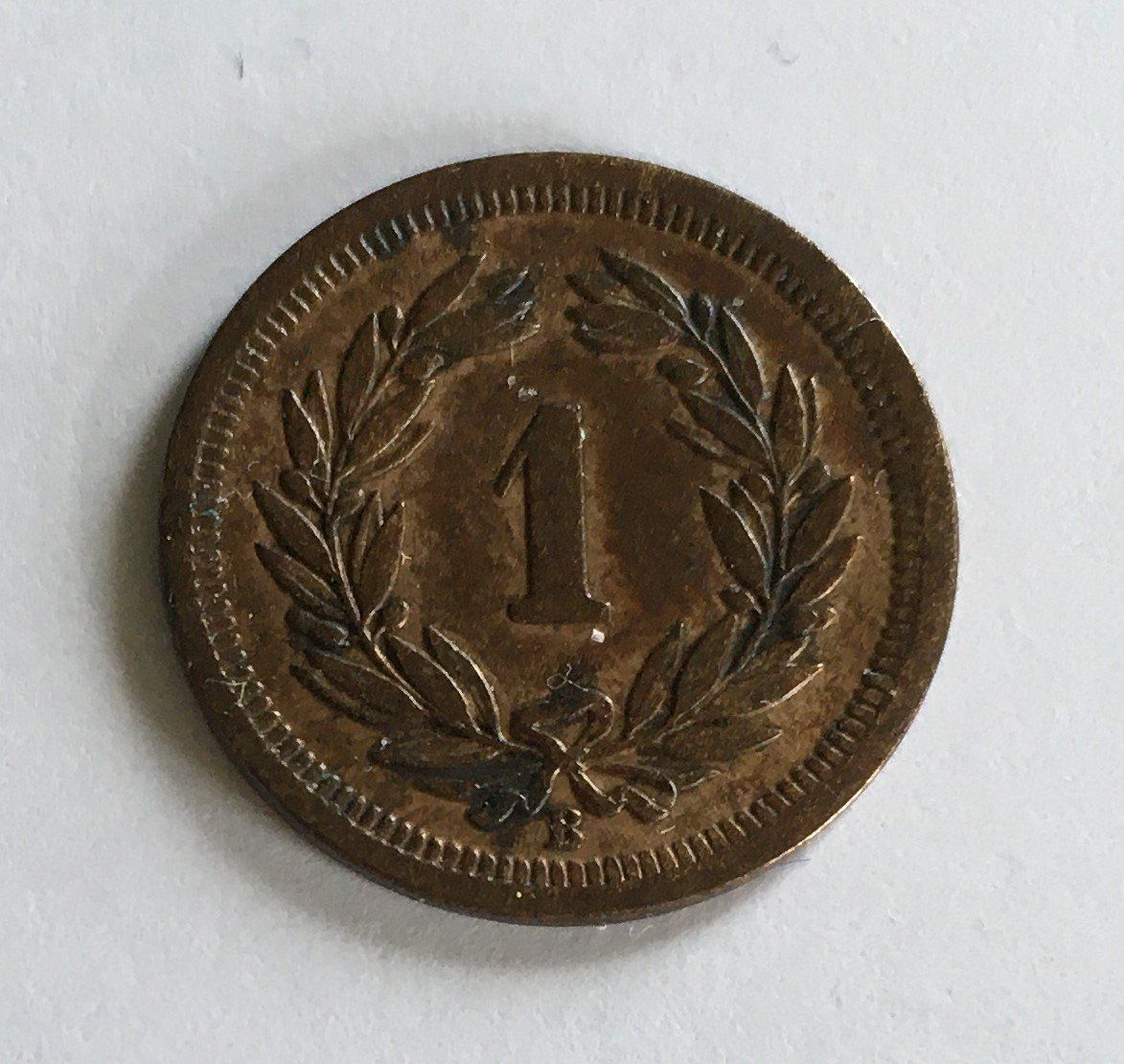 Tutti le monete: 1876 1 Rappen ss-vz – Usato da Kirchberg SG venduto da Helveticus00 1