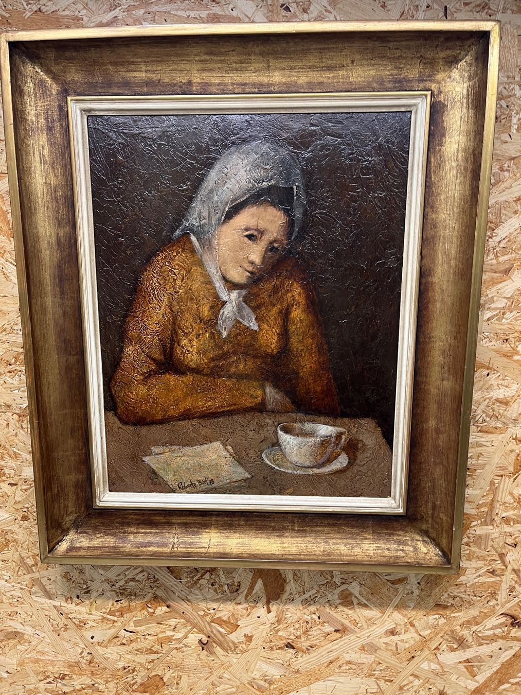 Dipinti: Gemälde von Roberto Bort 1978        (ID M314) – Usato da Gelterfingen venduto da art-and-more 1