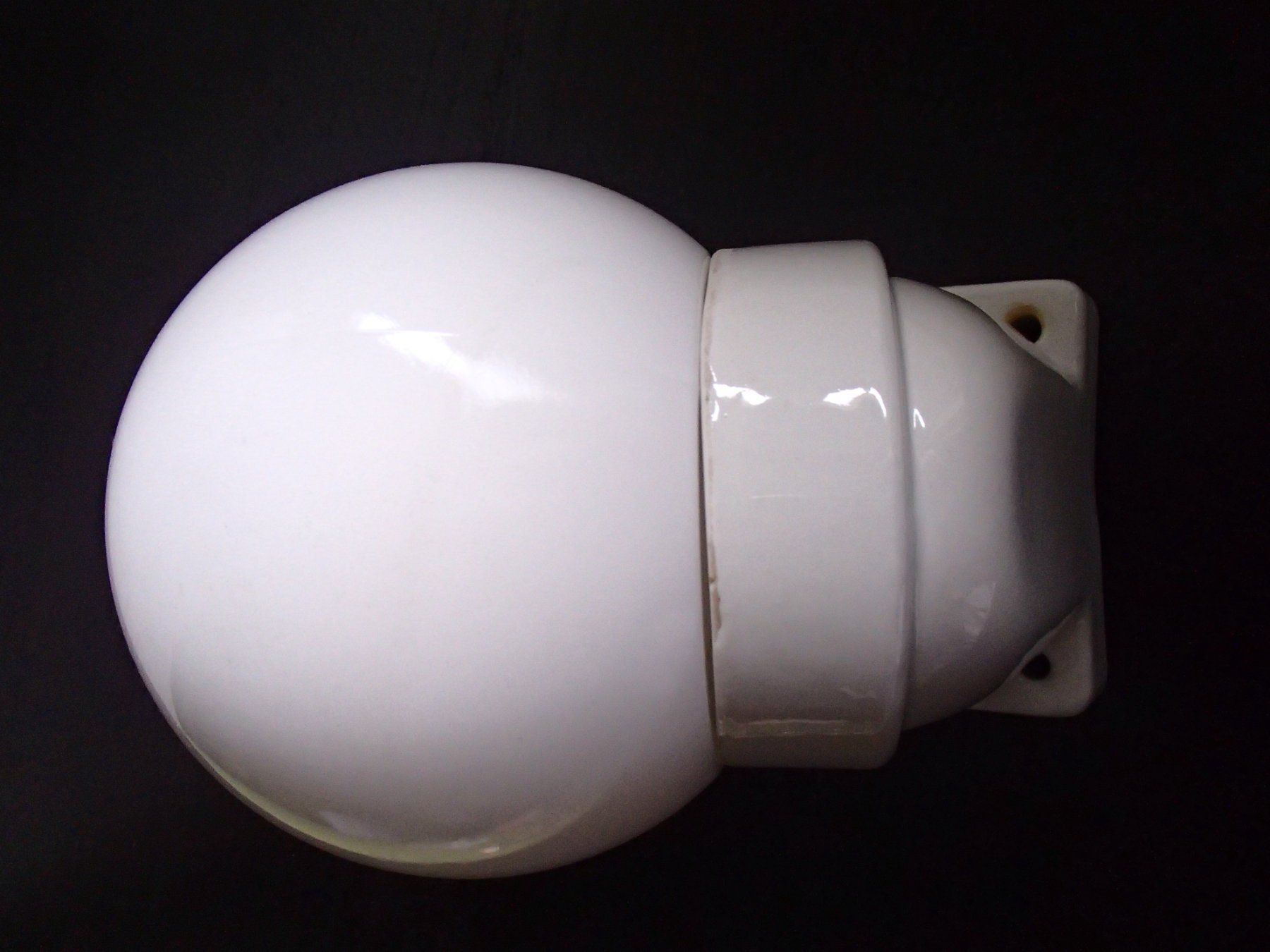 Lampade: weisse Keramik Badezimmer Wandlampe – Usato da Schöfflisdorf venduto da pullux 6