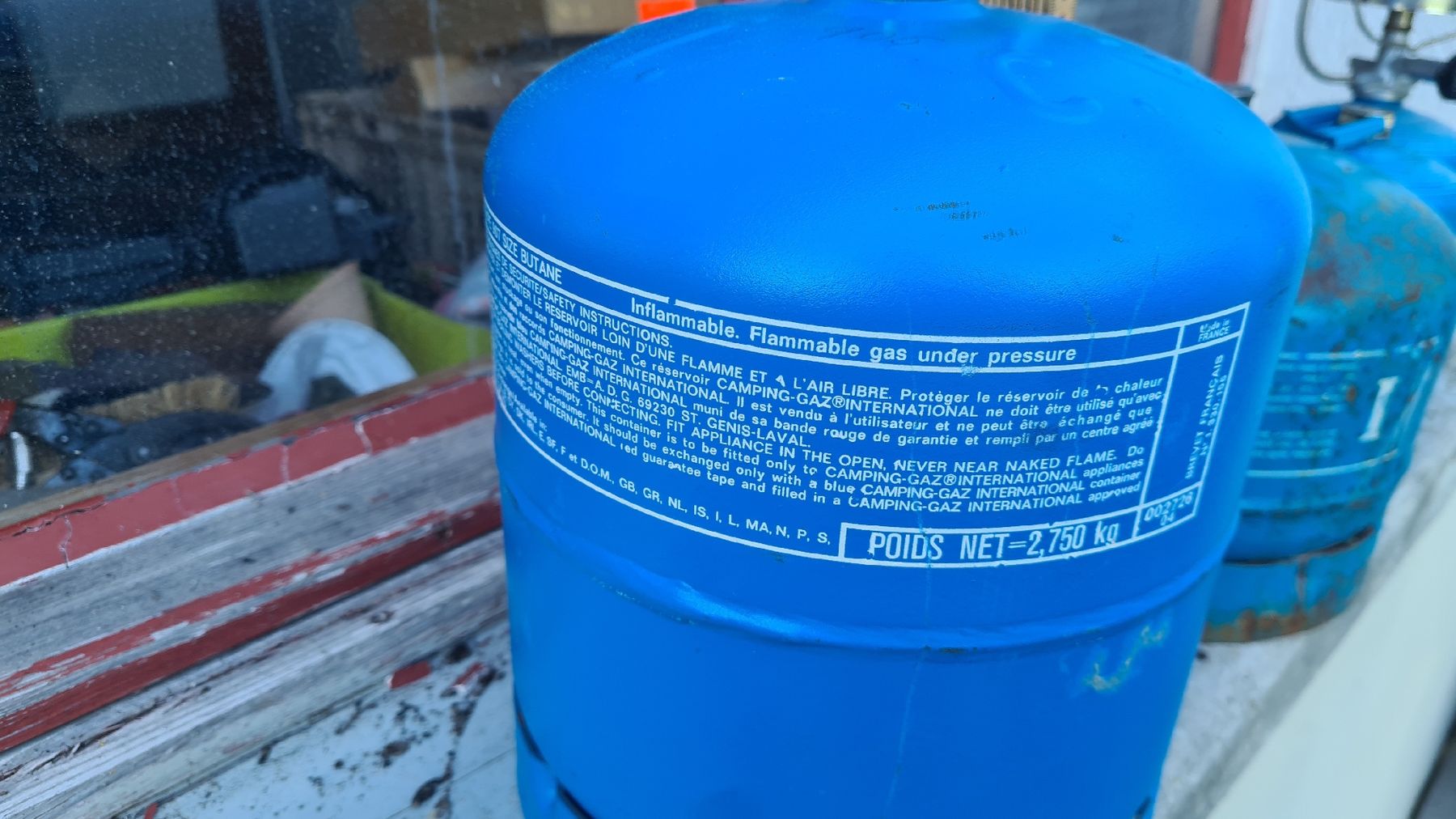 Campingaz Gas-Geräte & -Technik: Gasflaschen-Set Camping-Gaskocher-Set leer. – Gebraucht aus Hombrechtikon von Arica1 6