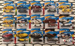 Paket mit 15 neuen Hot Wheels