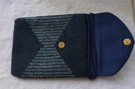 Tasche Umhängetasche Handtasche festlich mit Perlen