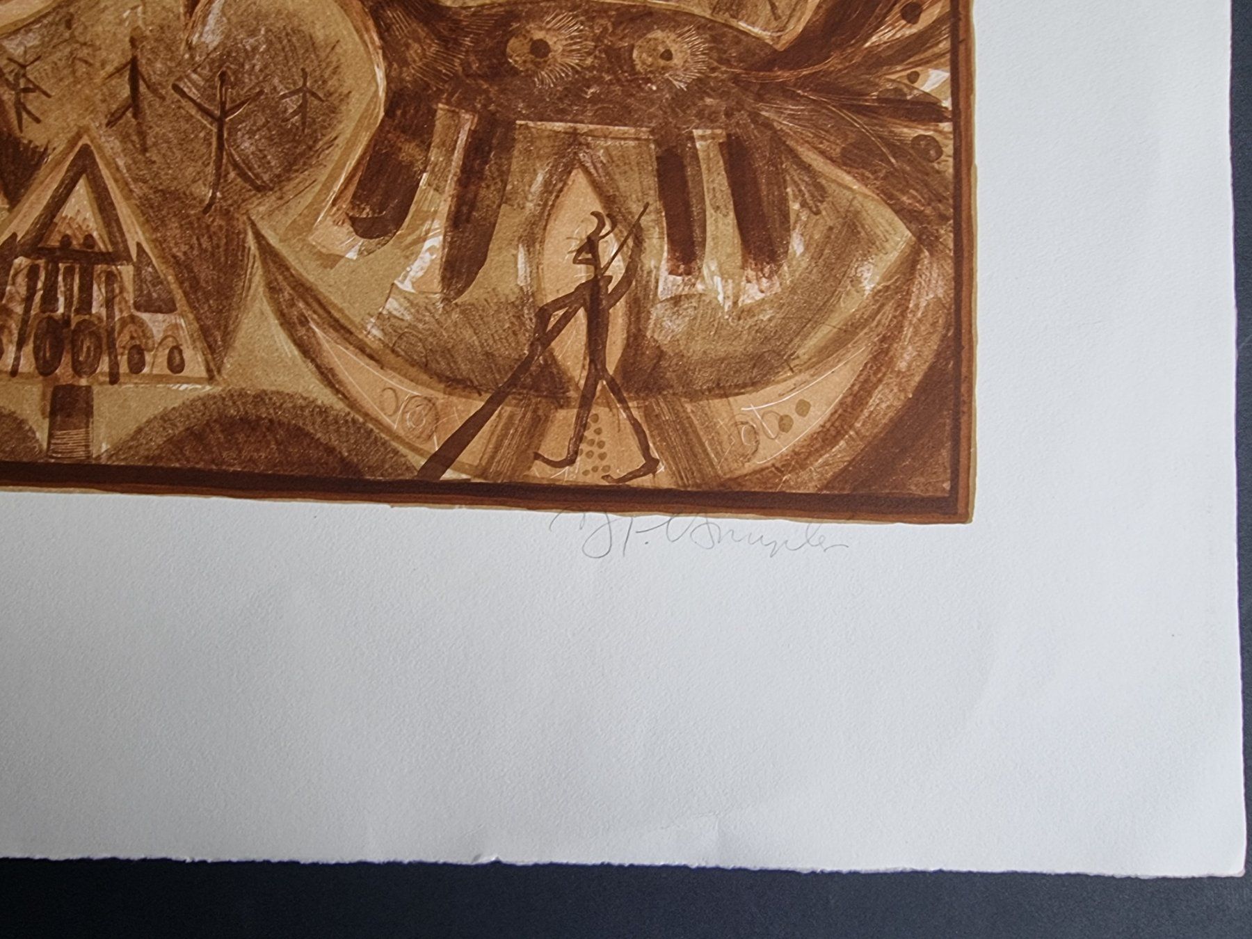 Grafiken & Lithographien: HANS RUDOLF STRUPLER LITHOGRAPHIE SIGNIERT NUMMERIERT – Gebraucht aus Gersau von kunst-online 1