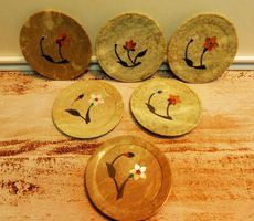 Rar Marmor Teller Handmade