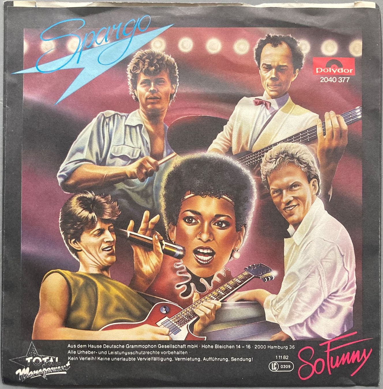 Schallplatten: SPARGO - SO FUNNY – Gebraucht aus Poliez-Pittet von Newtown-Records 1
