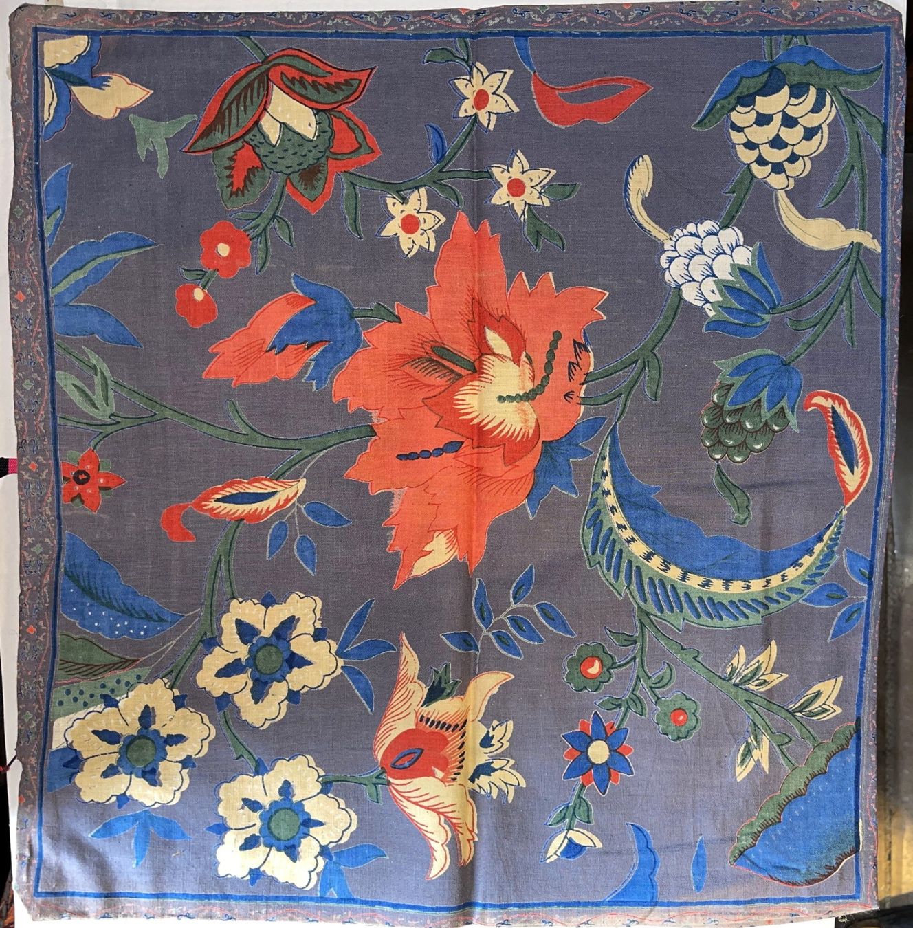 Cuscini: Kissenbezug 40/40 cm. Blumen Baumwolle – Nuovo (secondo la descrizione) da Lutzenberg venduto da Pinschi01 1
