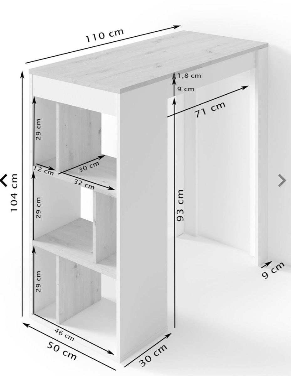 Tavoli: Bartisch mit Regal  – Usato da Pfäffikon SZ venduto da M.Haas_93 1