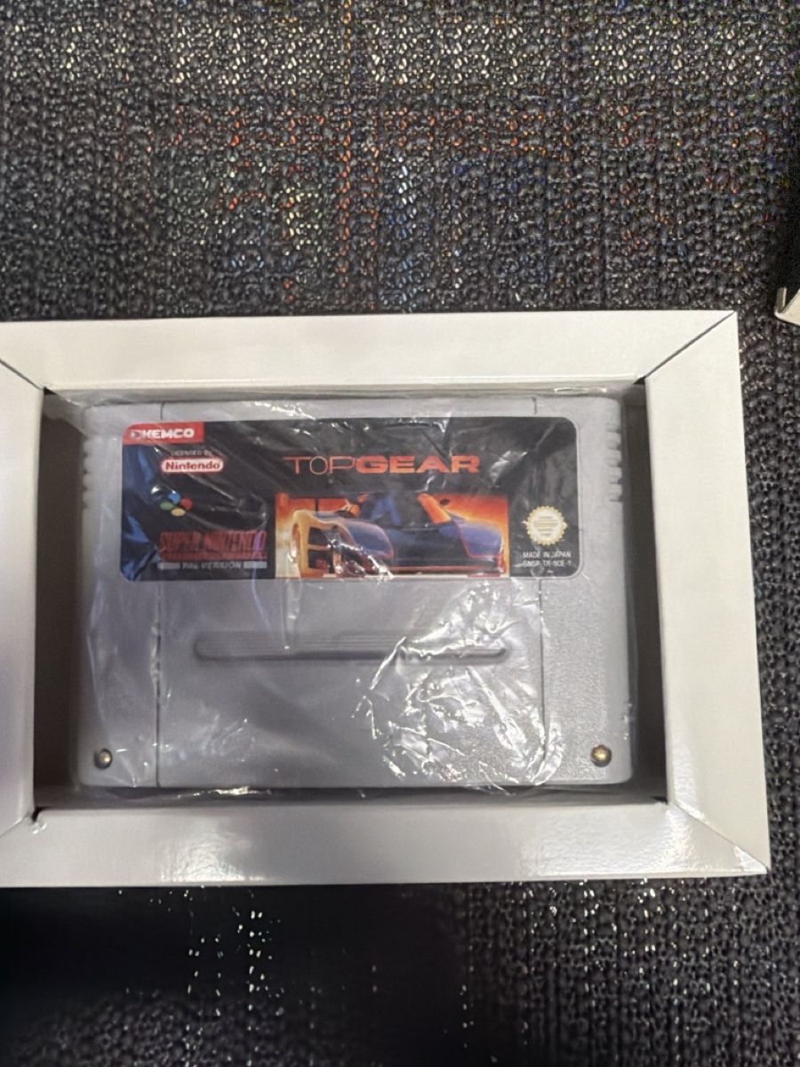 Nintendo Giochi: Super Nintendo Top Gear PAL Version  mit OVP – Usato da Bülach venduto da ran_kqm8 2