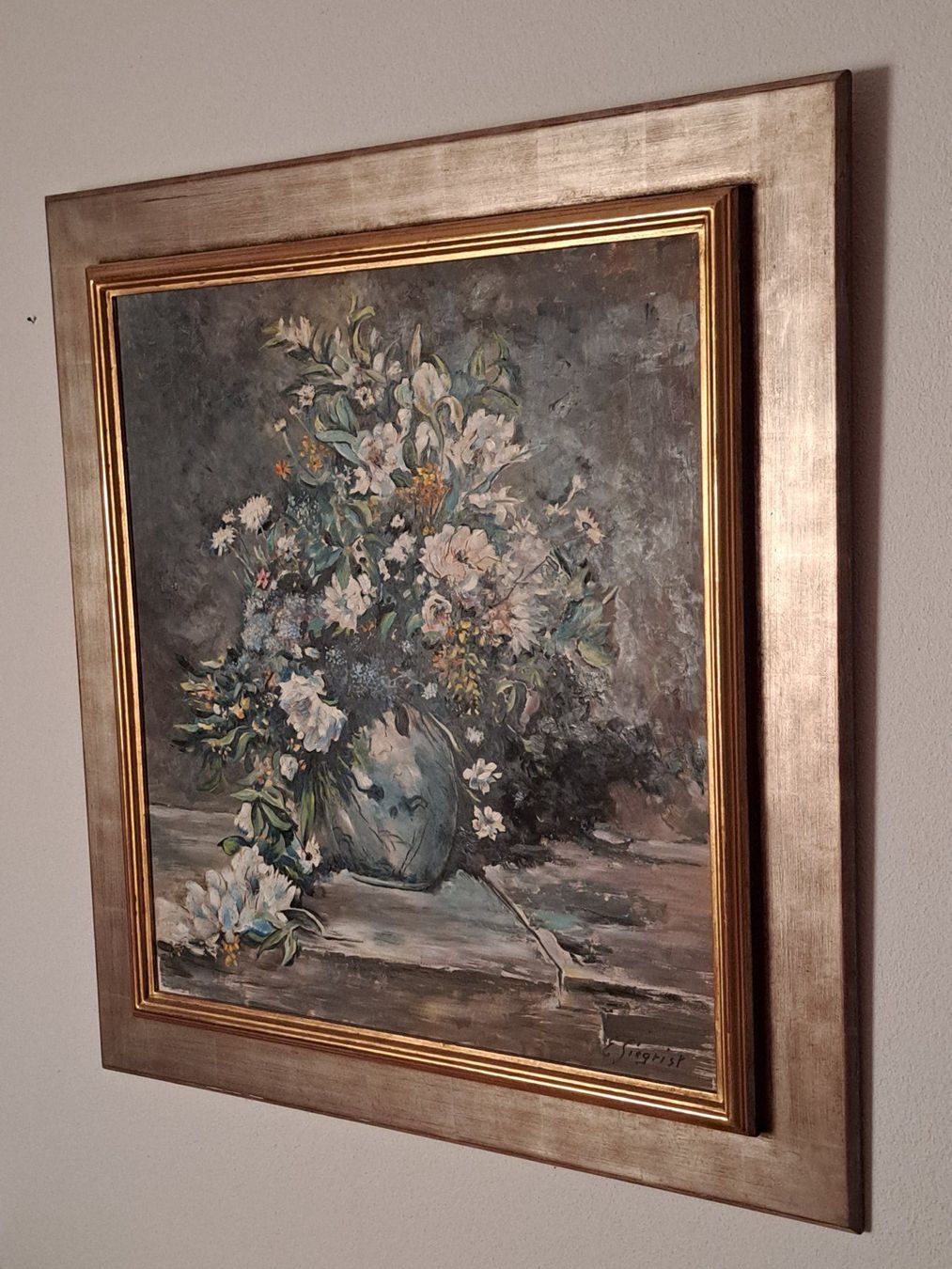 Gemälde: Blumenstillleben Gemälde E.Siegrist – Gebraucht aus Wettingen von ML03 1