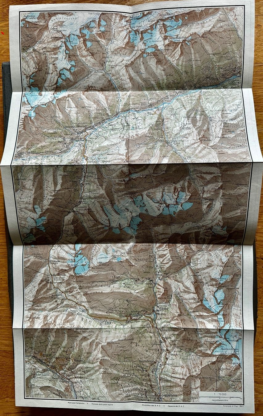 Cartine & Atlanti: Schweizerische Alpenposten: Lukmanier – Usato da Zürich venduto da allp 7