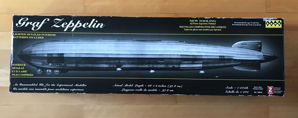 HAWK, Graf Zeppelin LZ-127 Luftschiff, 70816, 970mm Länge, | Kaufen auf ...