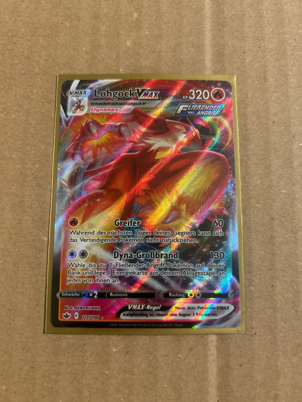Pokémon Carte collezionabili: Lohgock Vmax (021/198) – Nuovo (secondo la descrizione) da Zürich venduto da car_rbg5