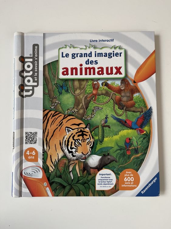 Ravensburger tiptoi - jeu sur les traces des animaux en ance | Clasf
