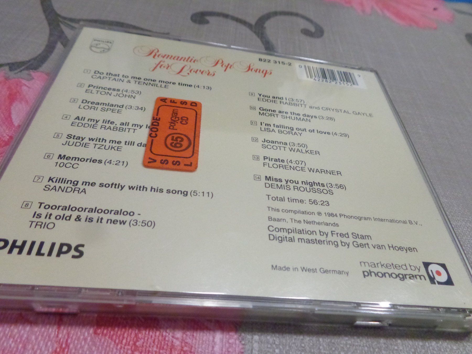 CD: Romantic Pop Songs For Lovers CD – Usato da Olten venduto da Disc-Ausverkauf 1