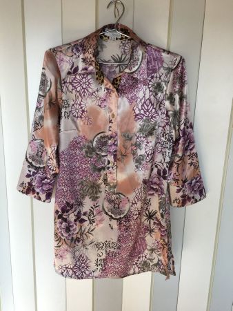 HEINE Bluse, Gr. 36, gemustert
