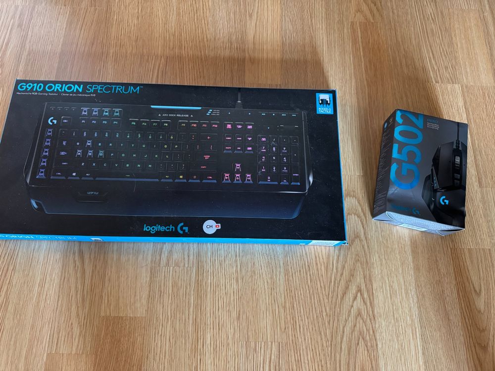 Logitech G910 Orion Spectrum & G502 Hero - Top Zustand! (Neu (gemäss ...