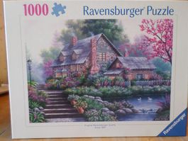 Ravensburger Puzzle " Romantic Cottage "   1000 Teile