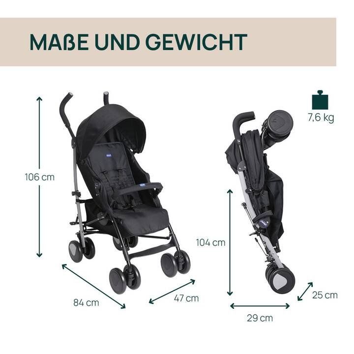 Carrozzine: CHICCO Buggy Kinderwagen Echo Lite zusammenklappbar – Usato da Winterthur venduto da lorenabrunner 4