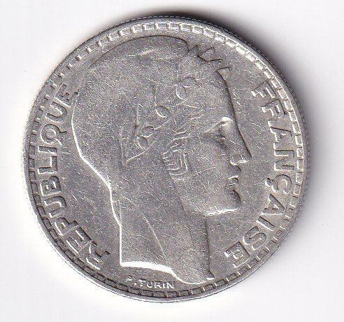 Tutti le monete: Frankreich 20 Francs 1933 – Usato da Neuchâtel venduto da karlpierrino 1