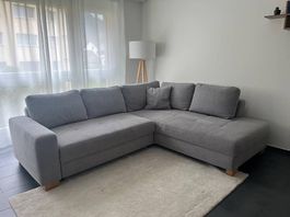 Ecksofa Hellgrau
