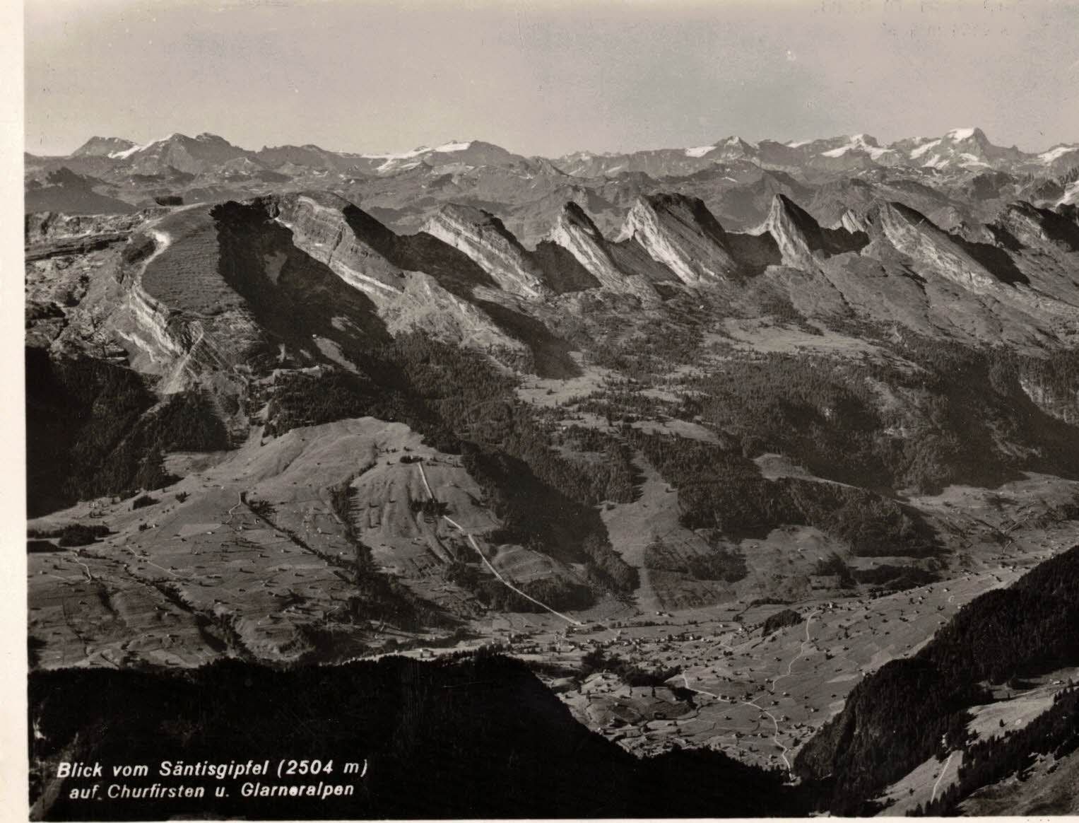 Ansichtskarten: Blick vom Säntis, 1950 – Neu (gemäss Beschreibung) aus Richterswil von solalex