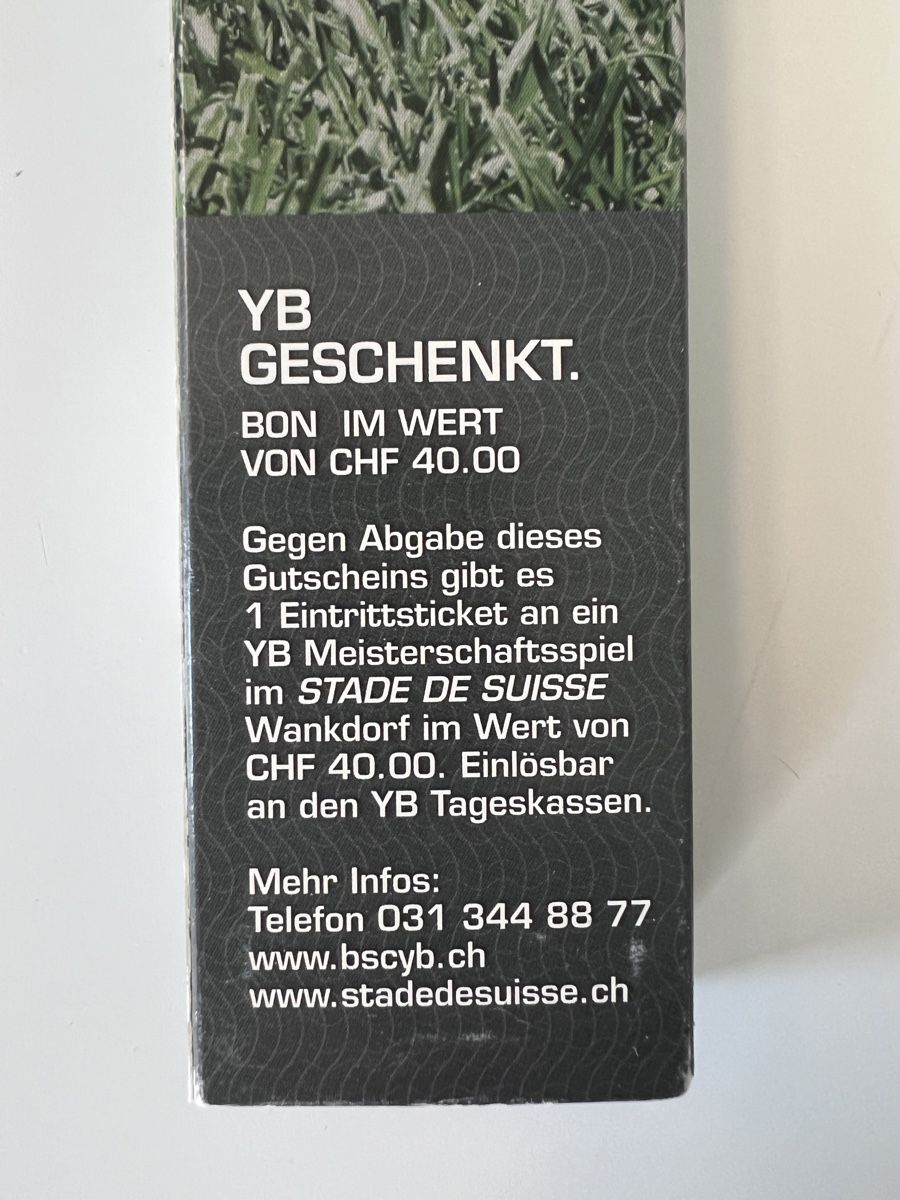 Swatch Orologi: Watch your Ticket mit BSC Young Boys YB – Nuovo e nell'imballaggio originale da Oberengstringen venduto da Dreamteam1 4