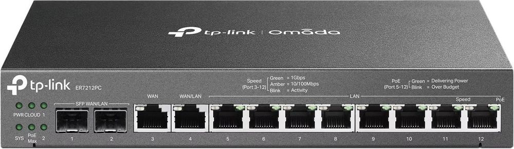 TP-Link ER7212PC Gbit 3-in-1 Router. Kompatibel with Fiber 7 (Gebraucht ...