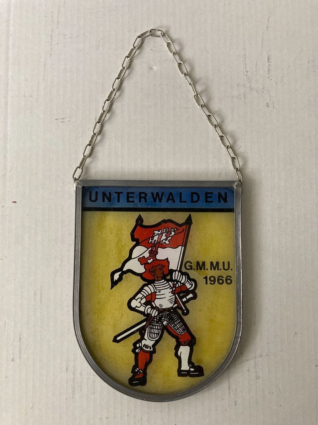 Altro in Antiquarato & Arte: Wappenscheibe Unterwalden G.M.M.U. 1966 – Usato da Zürich venduto da Chaeffeler