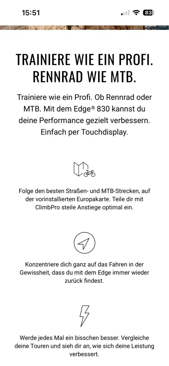 Garmin Computer & Messgeräte: Garmin EDGE 830 – Gebraucht aus Ebikon von Squizi 7